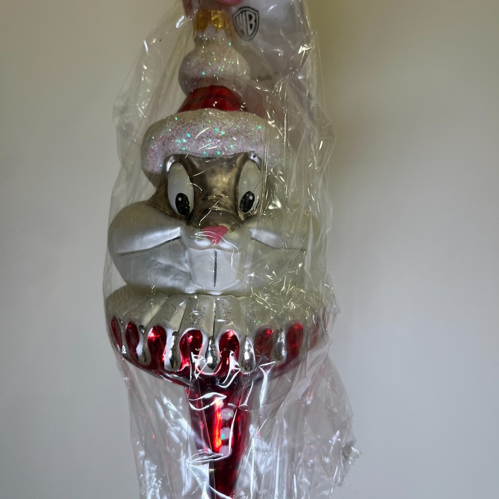 Radko Warner Bros Ornament Santa Bugs Bunny Sprite Icicle LTD ed, NEW - Picture 11 of 16